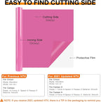 HTVRONT HTV Vinyl Rolls Heat Transfer Vinyl - 12" x 8ft Pink HTV Vinyl for Shirts, Iron on Vinyl for All Cutting Machine - Easy to Cut & Weed for Heat Vinyl Design (Pink)