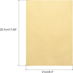 MECCANIXITY Colored Vellum Paper, 40 Sheet Orange Yellow Transparency 11.7 x 8.2 Printable Vellum Paper, Translucent Vellum Sheets for Printing Wedding Invitations, Ink Jet Laser Printer