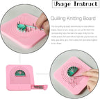 Quilling Kits - Quilling Tools Supplies,Paper Crimper,Quilling Paper Strips for Beginners with Manual(Green Storage Toolbox)