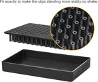 Model Painting Stand Base Holder and 10PCS Bendable Alligator Clip Sticks Set with Lager Clips,Miniature Model Holder for Painting, Airbrush Hobby Tools Accessories Holder Stand