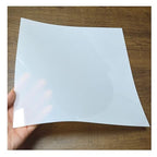 BANLTRE 12 Sheets 7.5 mil Mylar Sheet 12 x 12 inch Milky Translucent PET Blank Stencil Making Sheet for Cutting Machines, Cut Tool Template Material (7.5 mil)