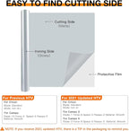HTVRONT HTV Vinyl Rolls Heat Transfer Vinyl - 12" x 8ft Silver HTV Vinyl for Shirts, Iron on Vinyl for All Cutting Machine - Easy to Cut & Weed for Heat Vinyl Design (Silver)