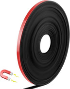 Magnetic Tape Roll Thin Strips, 1/4 Inch x 33 Feet Magnetic Board Dividers Whiteboard Graphic Decorative Tape Marking Line for Classroom Office Art Accessories(Red)