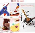 Wax Seal Sticks, Afobby 15 Pieces Glue Gun Sealing Wax Sticks for Wax Seal Stamp, Red Orange Wax Sealing Sticks for Wedding Invitations, Cards, Envelopes