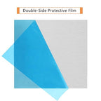 2Pack 6061 T651 Aluminum Sheet Metal 6 x 6 x 1/32 (0.0315”) Inch Flat Plain Aluminum Plate Covered with Protective Film, Heat Treatable Rectangle Aluminum Metal Plate for Crafting, DIY, 0.8mm Thick