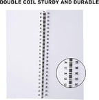 conda 9"x12" Sketch Book, 100 Sheets (68 lb/100gsm), Spiral Bound Artist Sketch Pad, Durable Acid Free Drawing Paper for Drawing Painting, Starry Sky