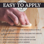 Tried & True Superior Varnish Oil Wood Finish & Sealer, 8 oz. - Natural Pine Resin & Linseed Oil, Ideal for Interior Furniture, Tables, Countertops - Food Safe, Scratch Resistant & Durable