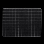 Clear Acrylic Stamp Blocks, 3.54" * 4.92" Acrylic Stamping Block Tool Clear Stamp with Grid Lines for Photography Props Scrapbooking Crafts Card Making