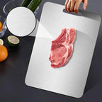 100% Pure Titanium Cutting Board for Kitchen – Non-Toxic, Double-Sided, Eco-Friendly, Dishwasher Safe, Rustproof, Knife-Friendly Chopping Board for Meat, Vegetables & Fruits (12 x 9 in)