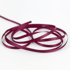 HUIHUANG Solid Color Satin Ribbon 1/8 inch x 100 Yards Double Faced Thin Ribbon Roll for Crafts Gift Wrapping DIY Bows Bouquet Decoration (Burgundy)
