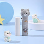 4PCS Cute Retractable Cat Pencil Eraser, Cute Cartoon Cat Pencil Erasers in Four Colors,Suitable for School Home Office Supplies
