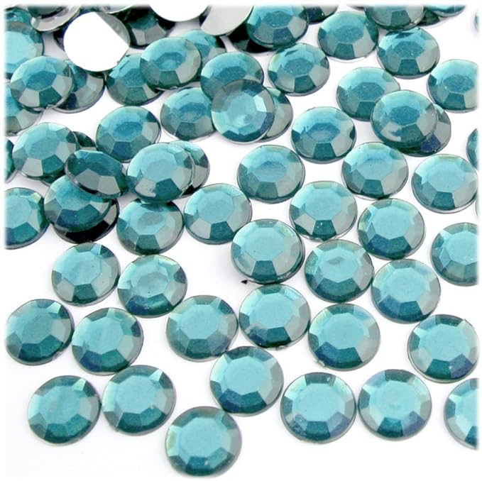 The Crafts Outlet 144pc Rhinestones Round 10mm - Lavender Light Purple or Light Amethyst