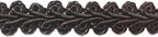 BEL AVENIR Braid Trim 1/2 inch 13.6 Yards French Gimp Basic Sewing Polyester DIY Crafts Costume Home Decorative (Dark Coffee)