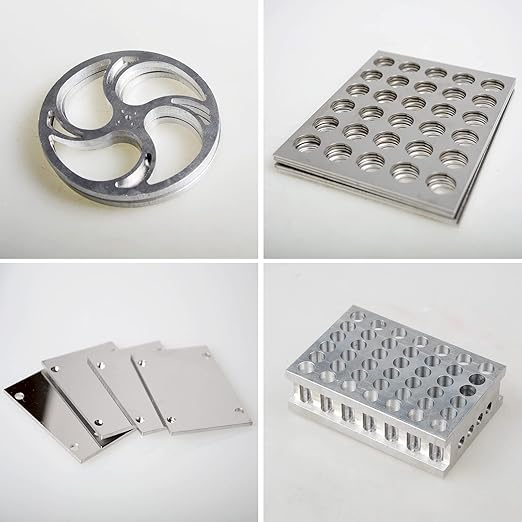 2 Pieces 6061 T651 Aluminum Sheet Metal 12 x 12 x 1/16Inch Thickness Rectangle Metal Plate, 1.5mm Aluminum Sheet, Plate for Crafting, Industry