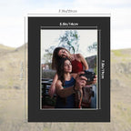 18 Pack Picture Mats, 8x10 for 6x8 Picture Frame Mats, Acid Free Core Bevel Cut Picture Frame Mattes for Photos Artworks Prints (Black)
