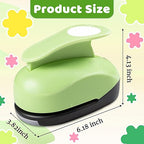 Scalloped Circle Punch, Scalloped Circle Paper Punch, ScallopedHole Punches, Wave Circles Craft Punches, 2.8 Inch Hole Puncher Shape, Wave Circles Puncher for Paper Crafts Scrapbook Card Making