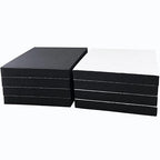 8 Pcs Foam Padding Sheet with Adhesive, Neoprene Rubber Adhesive Pads Closed Cell Foam Sheet for Insulation Soundproofing Anti-Slip Black (4" x 4" x 1/2", 8 Pcs)