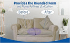FoamRush 1" x 24" x 24" Seat Cushion Foam with Batting/Dacron (Cushion Seat Replacement) Made in USA