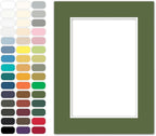 Poster Master Dill Matboard – 4-Ply Acid-Free Picture Mat Board with 45° Beveled Cut, Made in USA, Custom Cut to Any Size, 1/16" Thickness for Framing & Displays