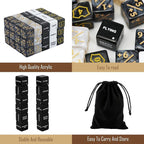 62PCS MTG Dice Counters Bulk Ability Keywords MTG Tokens Shield Life Counter Dice Set for Magic Card Accessories, Compatible with TCG Card Game Accessories CCG Creature Stats