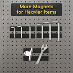 Magnetic Strips Self Adhesive,6 Pack 6" x 1" (150 x25 x 2 mm) Sticky Back Magnet Tapes, Flexible Durable Magnet Stickers for Classroom Office Kitchen, Fridge, DIY, Crafts