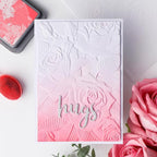 BAOFALI 3D Plastic Embossing Folders Rose for DIY Scrapbooking Photo Album Card Paper Craft Decoration for Card Making,Embossing Template Paper Card 6.3" L x 4.5" W Embossing Stencil