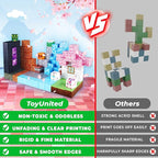 Magnetic Blocks-150PCS Magnetic Building Blocks Magnet Cubes Stacking Dark Forest Glacier Castle, STEM Montessori Sensory Toys for Kids Boys Girls Ages 4-8 Holiday Birthday Easter Gifts