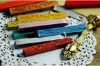 Sealing Wax Sticks, Yoption 10 Pcs Multi-Color Wax Seal Sticks with Wicks for Wedding Invitation Gift Envelopes Christmas Card