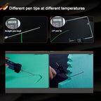3 in 1 Hot Wire Foam Cutter Kit, Blue Foam Cutter Electric Foam Cutting Tool, Heated Foam Carving Knife Kit