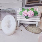 Hydrangea Flower Silicone Mold for Candle Soap Fondant Chocolate Candy Cake Decorating Baking Pastry Polymer Clay