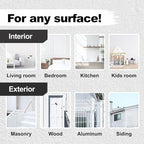 Kompozit ONE Ultra Cover Interior/Exterior White 100% Acrylic Paint & Primer for walls 1 Gallon, Flat. High Durability and Scratch-Resistant Paint. Made in USA. Low VOC.