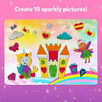 Skillmatics Foil Fun - Unicorns & Princesses, No Mess Art for Kids, Craft Kits & Christmas Fun Supplies, DIY Creative Activity, Travel Toys, Gifts for Ages 4, 5, 6, 7, 8, 9
