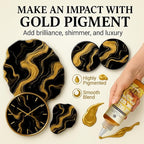 Metallic 24K Gold Epoxy Resin Pigment Paste XL (191g/6.7oz) – Opaque Epoxy Dye & High Concentration Coloring Paste, Mica Powder Alternative for Resin Art, Jewelry, Tumblers, River Tables