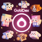 GobiDex 8PCS Magnetic Figures Playset Rotatable Animal & Character Toys for Kids, Toddlers Sensory Pretend Play Travel Toys Compatible with Magnet Blocks