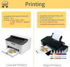 TransOurDream Iron on Heat Transfer Paper for Dark and Light T Shirts (10+10 Sheets, 8.5x11, Mix Pack) Printable HTV Heat Transfers Vinyl for Laserjet & Inkjet Printers (D3L3)