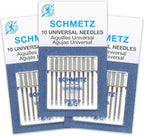 Schmetz Universal Sewing Machine Needles - Size 80/12-3 Cards - 30 Needles