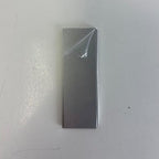 Blank Metal Plates for Laser Engraving - 4 Pack | Aluminum Sheets 0.020" Thick | CO2, Diode, Fiber Laser Compatible | Multiple Sizes & Colors (Silver (engraves black), 1x4.25 inch)