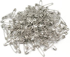 vrupin 2000 Pieces - Silver Safety Pins, 1.1 inch 28mm, Extra Strong, Multi-purpose