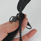 Leekayer 1PCS #10 72 Inch Heavy Duty Zippers for Sewing Separating Large Plastic Zippers Black Tape with Double Pull Tab Slider, Sleeping Bag, Boat, Canvas, Cover, Trampoline, Dog Bed,Tent (72" 1pcs)