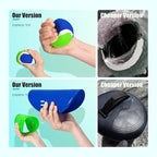 EVERICH Upgraded Toss and Catch Ball Game Set - Indoor and Outdoor Games for Kids 3-12, Beach Sand Pool Water Toy Includes 2 Paddles 2 Sticky Balls, Great Birthday Easter Gifts for Boys Girls