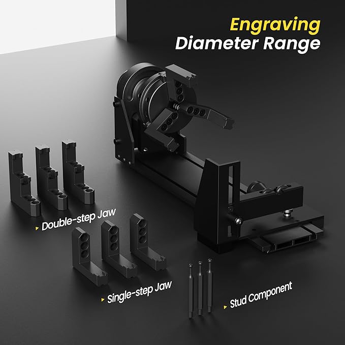 LONGER Laser Engraver Ray5 10000mW Engraver Machine DIY CNC Laser Cutter Tool for Metal Glass Wood Working Area 15.7 "x15.7" with Air Assist Rotary Roller Kit Laser