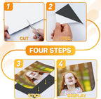FINDMAG Magnetic Tape, 20PCS Magnetic Sheets, Flexible Magnet Sheet with Adhesive Backing, Magnet Stickers for Crafts, Board, Photos, 4x6 Inch
