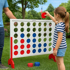 Bolaball 4 in a Row Tabletop Game – 1.8 Ft 4 to Score Game for Kids & Adults, Indoor/Outdoor Family Yard, Portable Party for Home, Picnic & Travel, Plastic Version.
