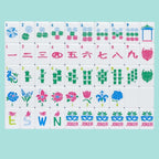 American Mahjong Tile Set with160 Acrylic 4 Layer Engraved Mahjong Tiles, Mahjong Tiles Bag and Accessories