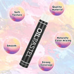Geyoga 36 Pcs Soft Oil Pastels Bulk Artists Oil Crayons Single Color Creamy Pastels for Art Painting Drawing Blending for Back to School First Day of School Kids Students Artists(Black, White)