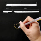 RVOGJP 3 Colors Gel Pen Set - White, Gold and Silver Gel Ink Pens for Black Paper Drawing, Sketching, Illustration, Card Making, Bullet Journaling, Pack of 3