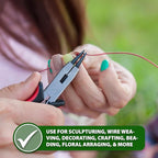 Mandala Crafts 12 Gauge Anodized Aluminum Craft Wire for Jewelry Making - 60 FT Colored Flexible Lime Green Wire - Bendable for Bonsai Armature Crafting Sculpting