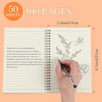 Yahenda 18 Pcs Spiral Notebook Bulk A5 Journal Lined 8.3'' x 5.5'' Writing Composition Paper Small Notepad Subject Notebook for Students Office Business Back to School Supplies (Multi Color)