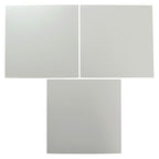 EAGLE 1: 12" x 12" 26 Gauge Sheet Metal Squares (3 Pack Per Order, Multiple Colors) Great for Arts, Crafts, DIY Home or Work Projects (12" X 12", Ash Grey)