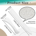 20 Pcs Bone Folder Tool - Plastic Bone Folder Paper for Card Making, Leather Cards, DIY Handmade Burnishing, Bookbinding Scoring, Folding Creasing Crafting Origami and Office Supplies